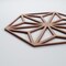 Ekena Millwork Medium Hampton Decorative Fretwork Wood Wall Panels, Wood (Paint Grade), 15 3/8"W x 17 3/4"H x 3/8"T WALW16X16X0375HMPMF - alternate 2